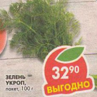 Акция - Зелень Укроп
