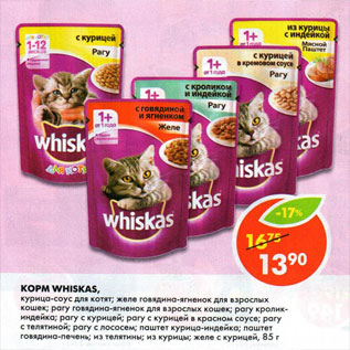 Акция - Корм Whiskas