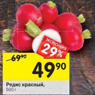Акция - Редис красный