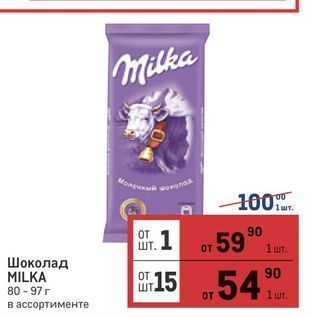 Акция - Шоколад MILKA