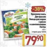 Билла Акции - Брокколи смесь
Две фасоли
Овощи для жарки
с рисом
и шампиньонами
Hortex
 400 г