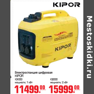 Акция - ЭЛЕКТРОСТАНЦИЯ ЦИФРОВАЯ KARCHER