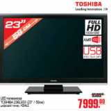 Магазин:Метро,Скидка:LED ТЕЛЕВИЗОР TOSHIBA 23EL933