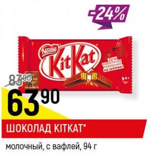 Акция - Шоколад KitKat