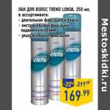 Магазин:Лента,Скидка:ЛАК ДЛЯ ВОЛОС trend LONDA, 250 мл,
