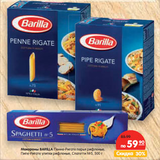 Акция - Макароны BARILLA