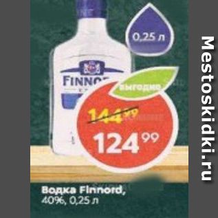 Акция - Водка Finnord