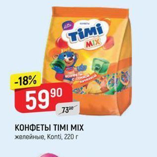 Акция - КОНФЕТЫ TIМІ МIХ