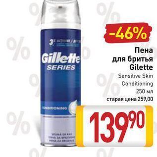 Акция - Пена для бритья Gilette