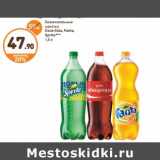 Магазин:Дикси,Скидка:Безалкогольные напитки Coca-Cola, Fanta, Sprite 