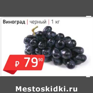 Акция - Виноград черный