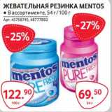 Магазин:Selgros,Скидка:Жевательная резинка Mentos 