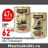 Магазин:Окей супермаркет,Скидка:Говядина /Свинина тушеная, Главпродукт