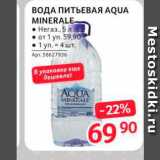 Магазин:Selgros,Скидка:Вода питьевая Aqua Minerale
