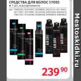 Магазин:Selgros,Скидка:Средства для волос Syoss
