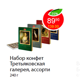 Акция - Набор конфет Третьяковская галерея, ассорти