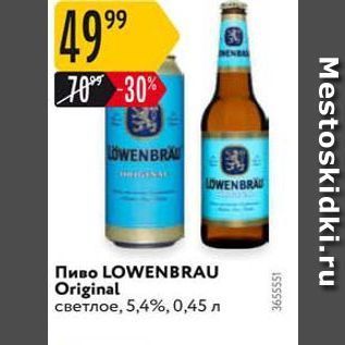 Акция - Пиво LOWENBRAU