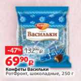 Виктория Акции - Конфеты Васильки
РотФронт, шоколадные, 250 г 