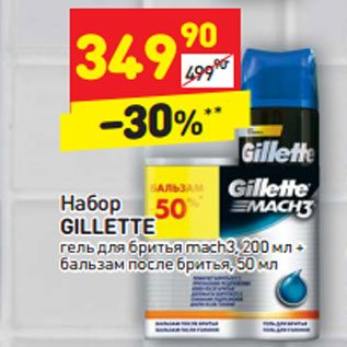 Акция - Набор GILLETTE