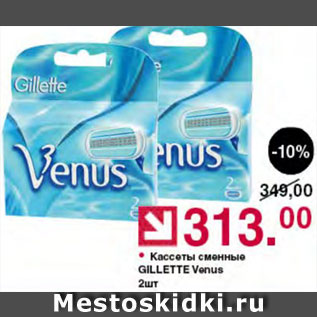 Акция - Кассеты сменные Gillette Venus