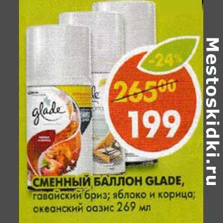 Акция - Сменный баллон Glade