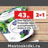 Магазин:Виктория,Скидка:Био-йогурт
Искренне Ваш
в ассортименте,
жирн. 2.5%, 120 г