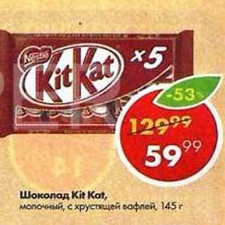 Акция - Шоколад Kit Kat