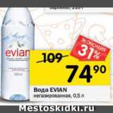 Перекрёсток Акции - Вода EVIAN