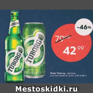 Акция - Пиво Tuborg