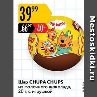 Акция - Шар CHUPA CHUPS