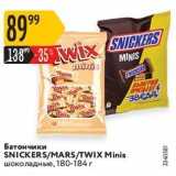 Карусель Акции - Батончики SNICKERS/MARS/TWIX Minis