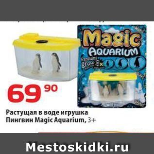 Акция - Растущая в воде игрушка Пингвин Мagic Aquarium