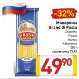 Магазин:Билла,Скидка:Макароны Grand di Pasta 