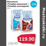 Магазин:Народная 7я Семья,Скидка:Мороженое «Пломбир ванильный»/«Пломбир шоколадный»