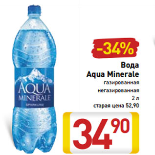 Акция - Вода Aqua Minerale