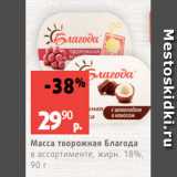 Виктория Акции - Масса творожная Благода
в ассортименте, жирн. 18%,
90 г