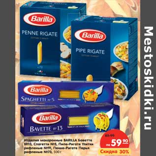 Акция - Изделия макаронные BARILLA