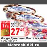 Магазин:Окей,Скидка:Йогурт Даниссимо Фантазия,
6,9%, 