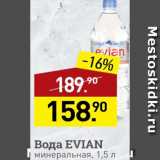 Магазин:Мираторг,Скидка:Вода Evian