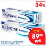 Магазин:Перекрёсток,Скидка:зубная паста Сенсодин