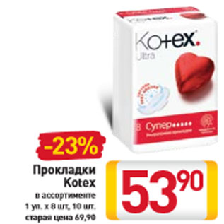 Акция - Прокладки Kotex