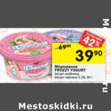 Магазин:Перекрёсток,Скидка:Мороженое Frozzy Yogurt 