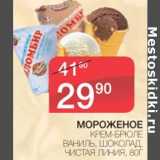 Магазин:Spar,Скидка:Мороженое Чистая линия