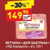 Дикси Акции - ВЕТЧИНА «ДЛЯ ЗАВТРАКА» «МД Бородина»