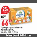 Магазин:Окей супермаркет,Скидка:Продукт рассольный
Apetina Soft,
52,5%,  Arla