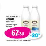 К-руока Акции - БРЕСТ-ЛИТОВСК
КЕФИР
3,6%