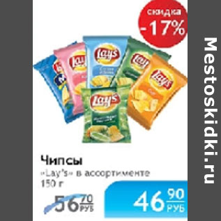 Акция - ЧИПСЫ LAYS