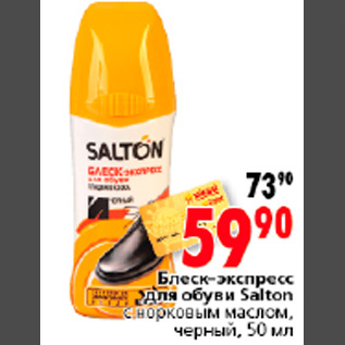 Акция - БЛЕСК ДЛЯ ОБУВИ SALTON