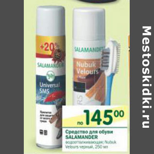 Акция - Средство для обуви Salamander