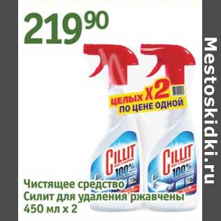 Акция - Чистящее средство Силит для удаления ржавчины